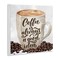 Stupell Industries Coffee Phrase Classic Mug Wall Plaque Design by Kim Allen